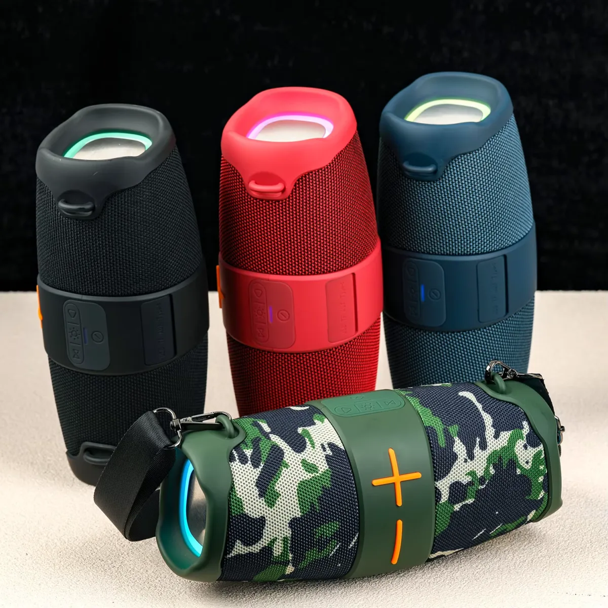 XTREME P192 Portable Bluetooth Speaker – High Bass, RGB Light, IPX6 Waterproof (12H Playtime)