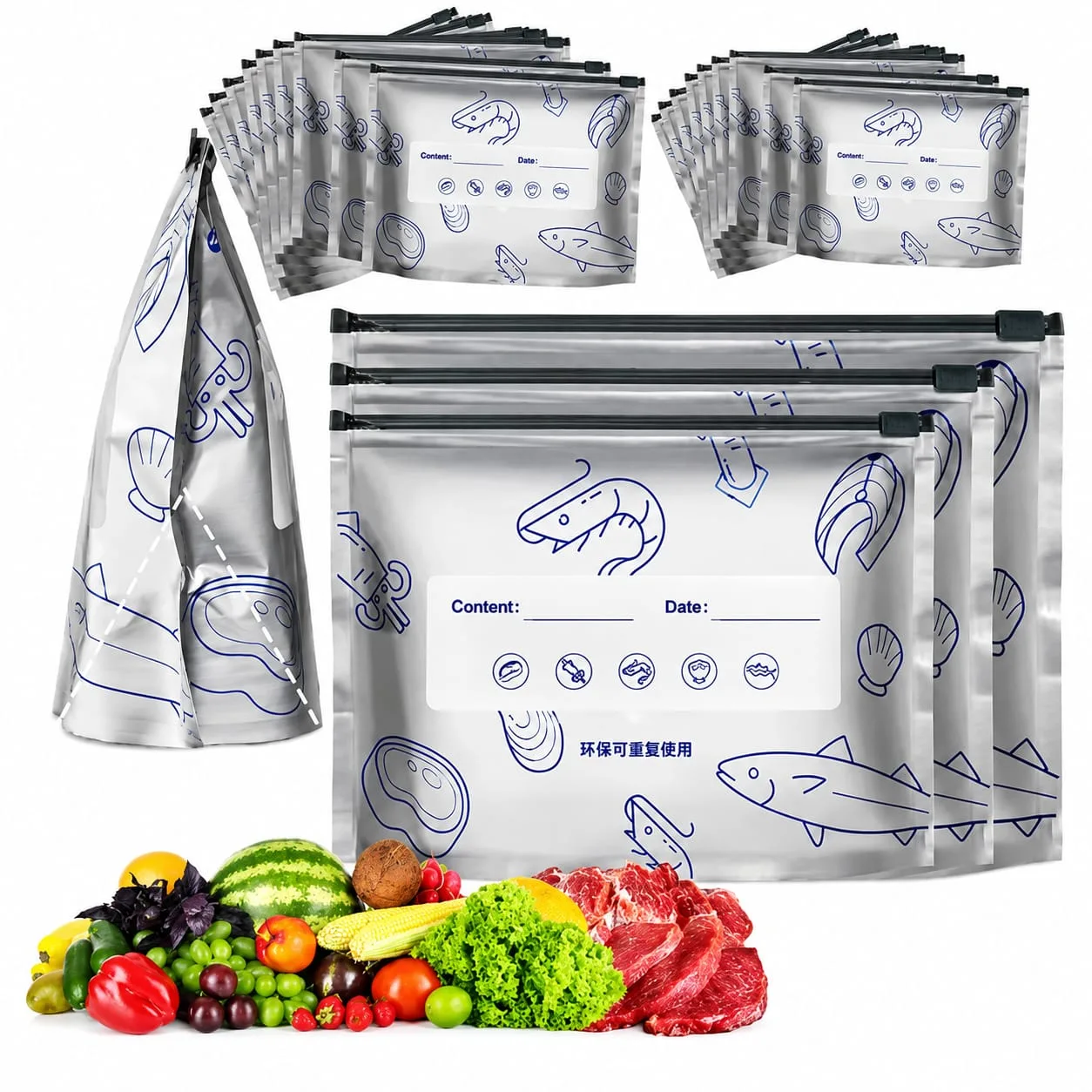 Aluminum Foil Zip Lock Bag